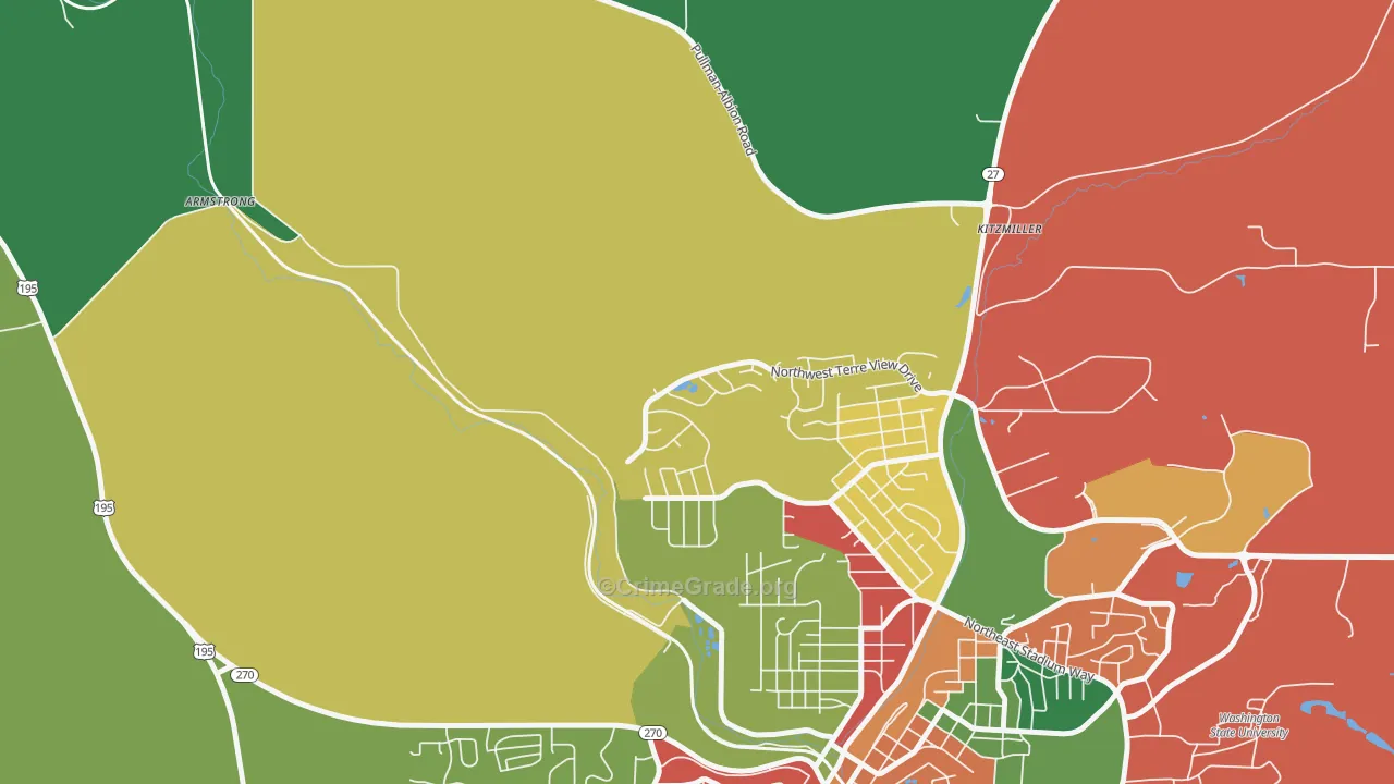 Johnson, WA Map of Assault Rates