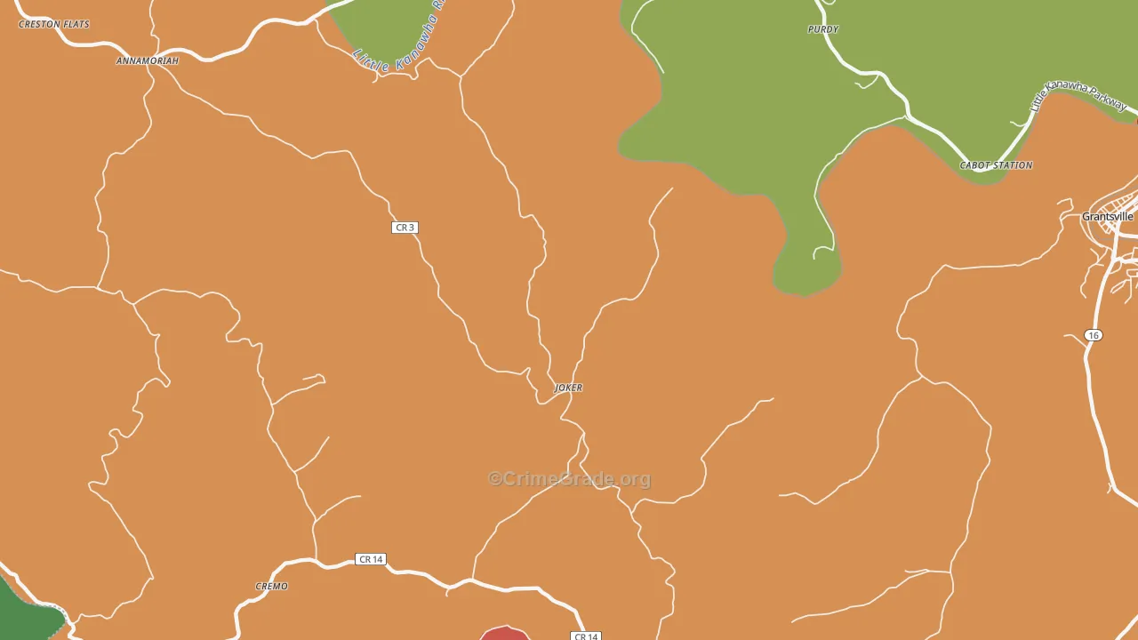 Joker, WV Map of Assault Rates