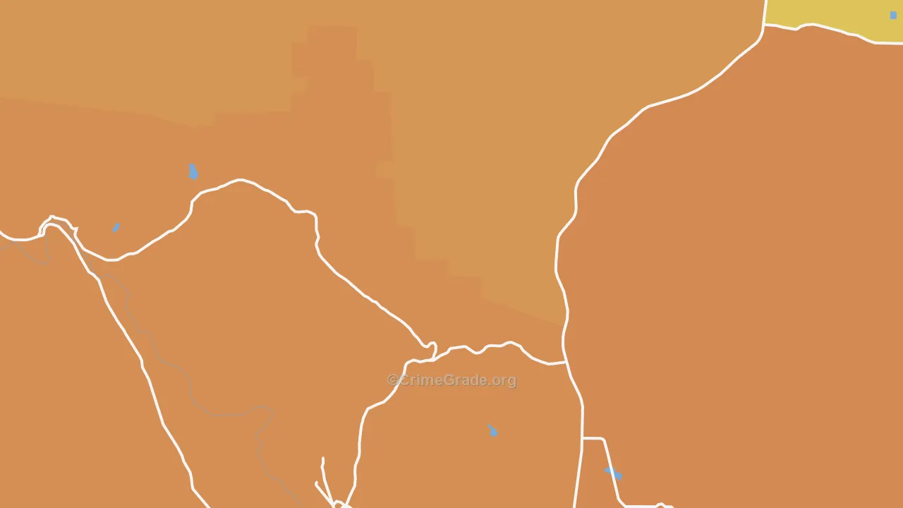 Jolon, CA Map of Assault Rates