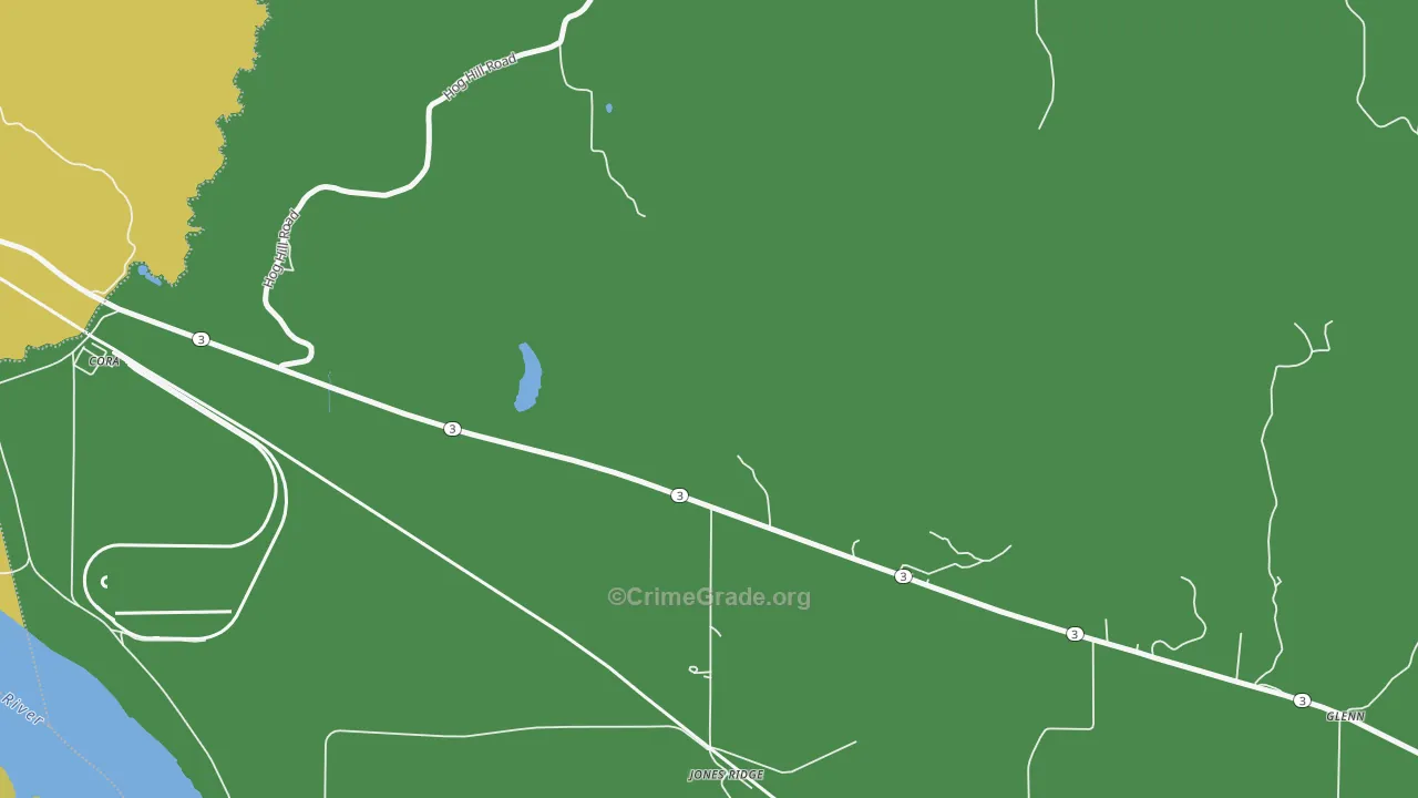 Jones Ridge, IL Map of Assault Rates