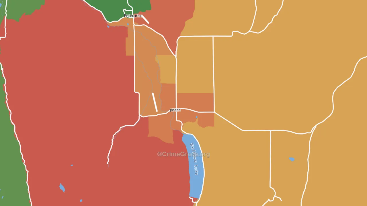 Joseph, OR Map of Assault Rates
