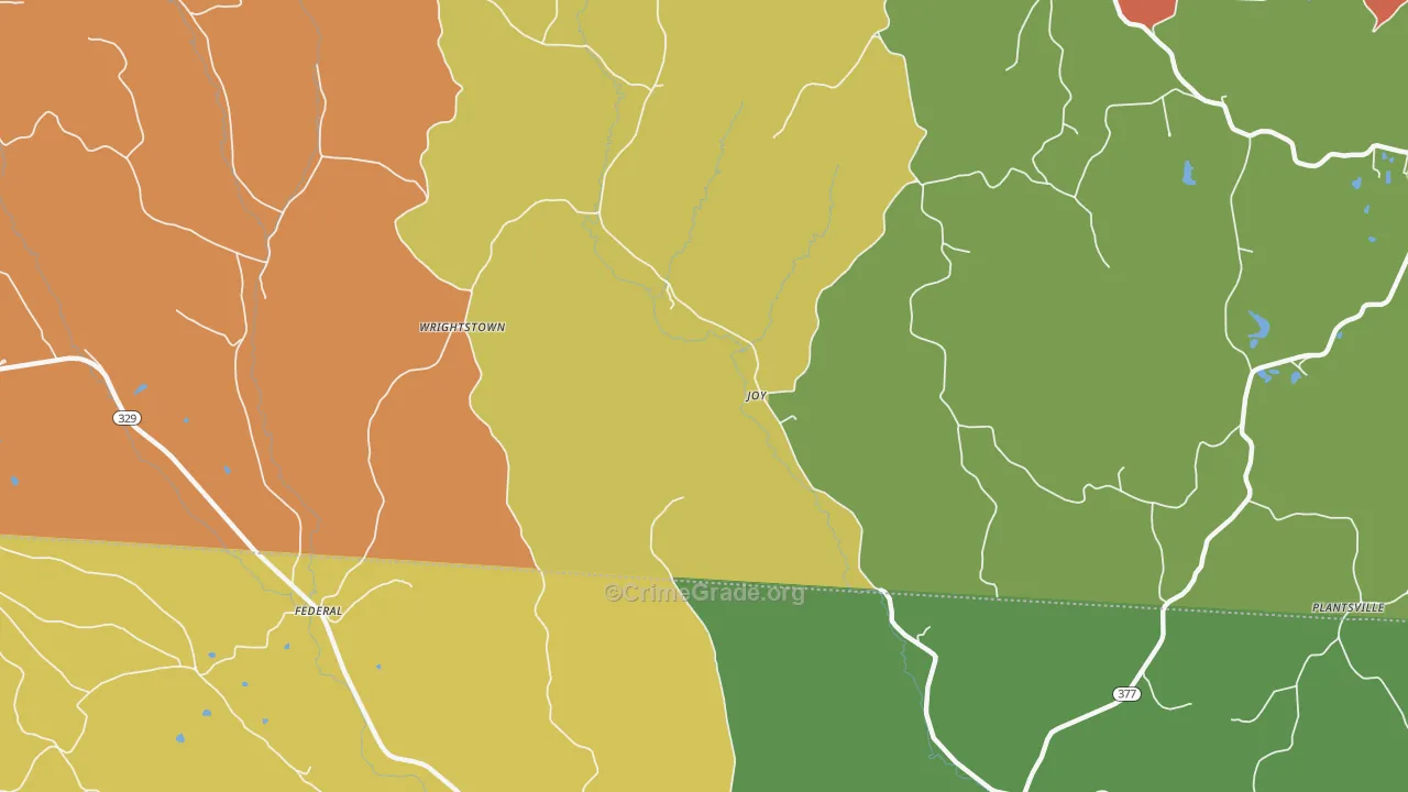 Joy, OH Map of Assault Rates