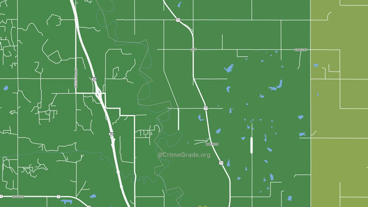 Joy, OK Map of Assault Rates