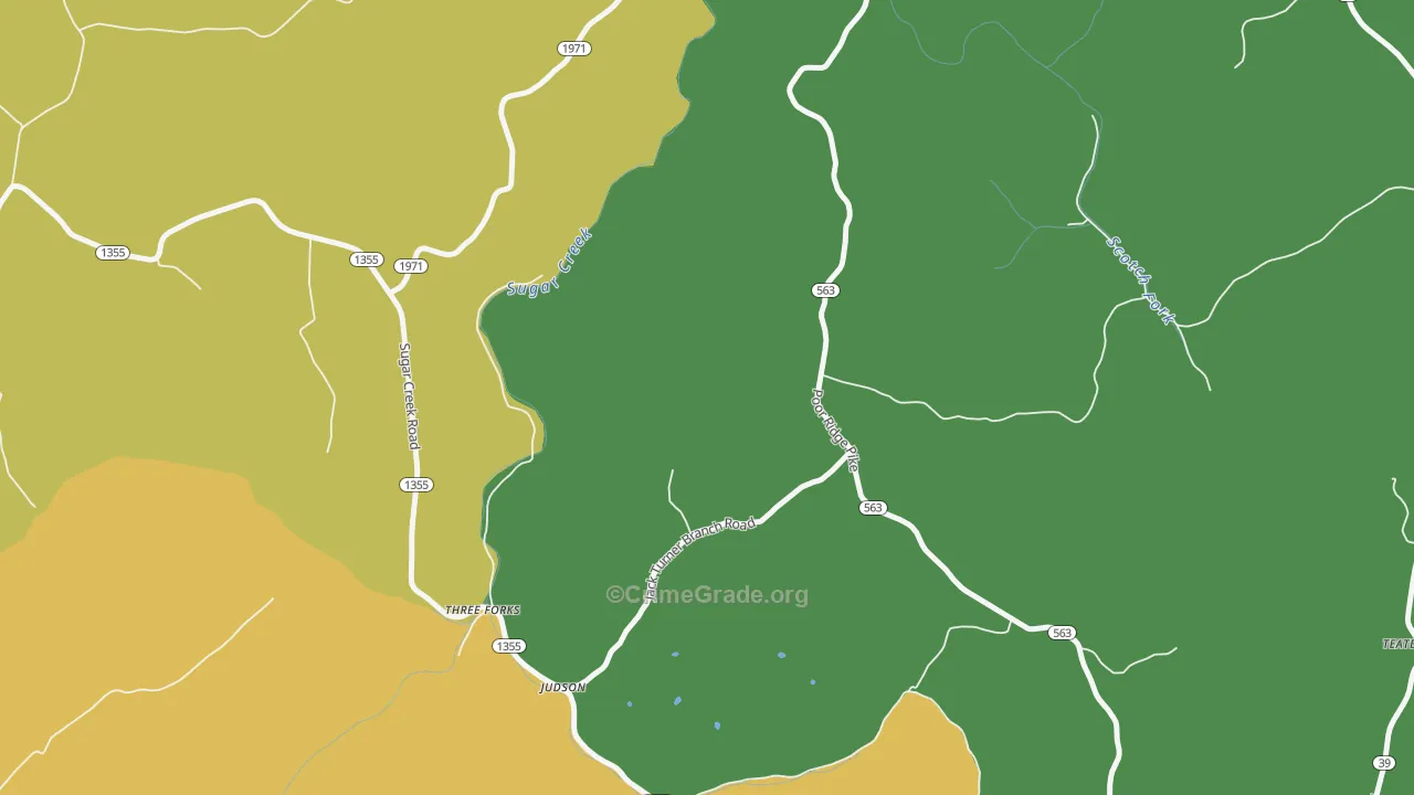 Judson, KY Map of Assault Rates