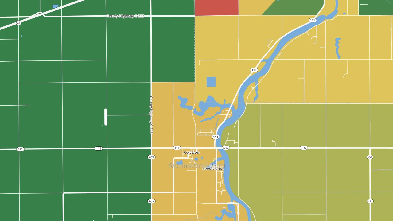 Junction, OH Map of Assault Rates