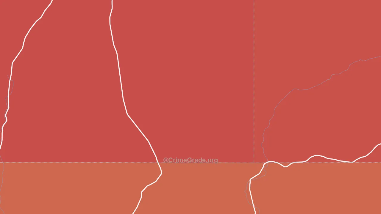 Juno, TX Map of Assault Rates