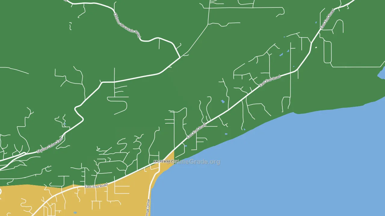 Kachemak, AK Map of Assault Rates