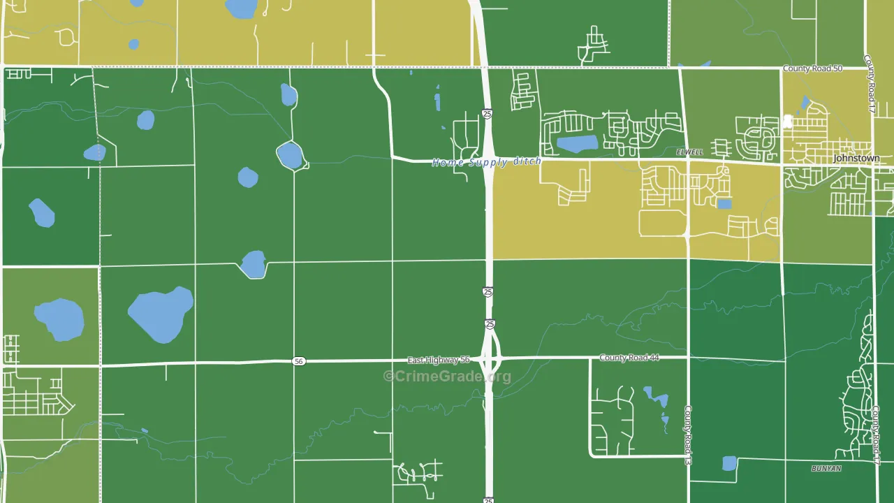 Kahler, CO Map of Assault Rates