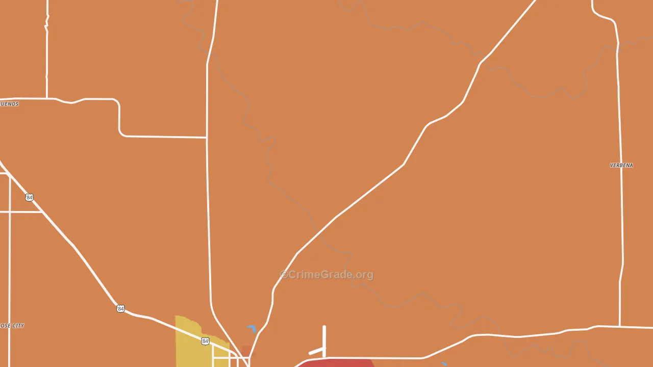 Kalgary, TX Map of Assault Rates