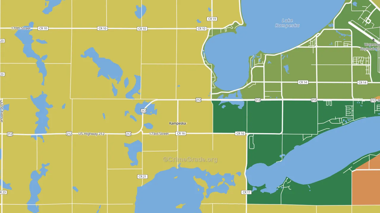 Kampeska, SD Map of Assault Rates