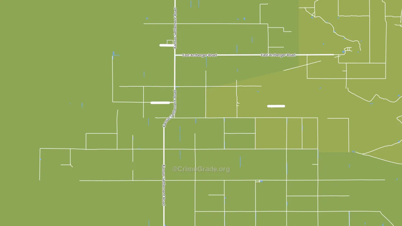 Kansas Settlement, AZ Map of Assault Rates