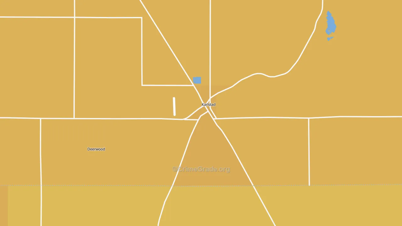 Karlstad, MN Map of Assault Rates