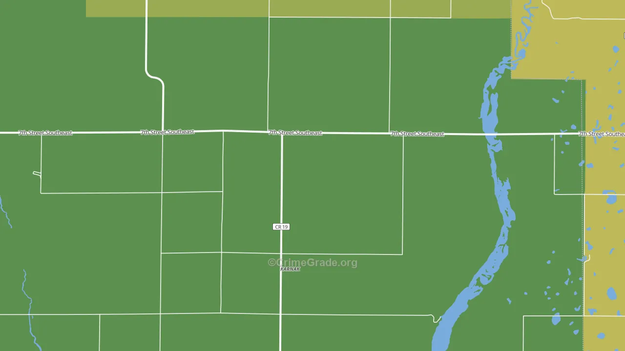 Karnak, ND Map of Assault Rates