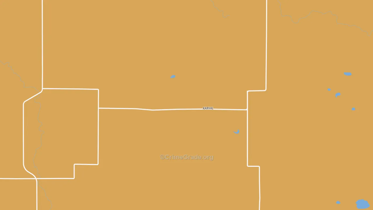 Karval, CO Map of Assault Rates
