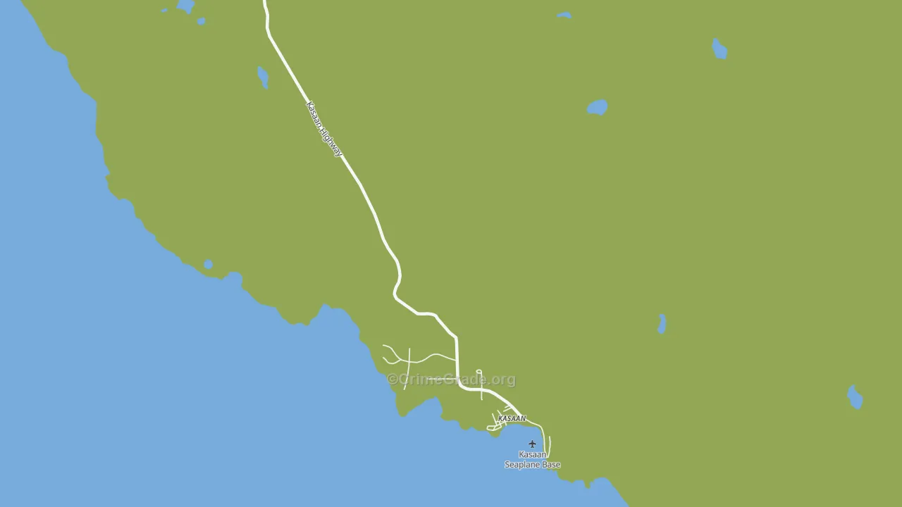 Kasaan, AK Map of Assault Rates