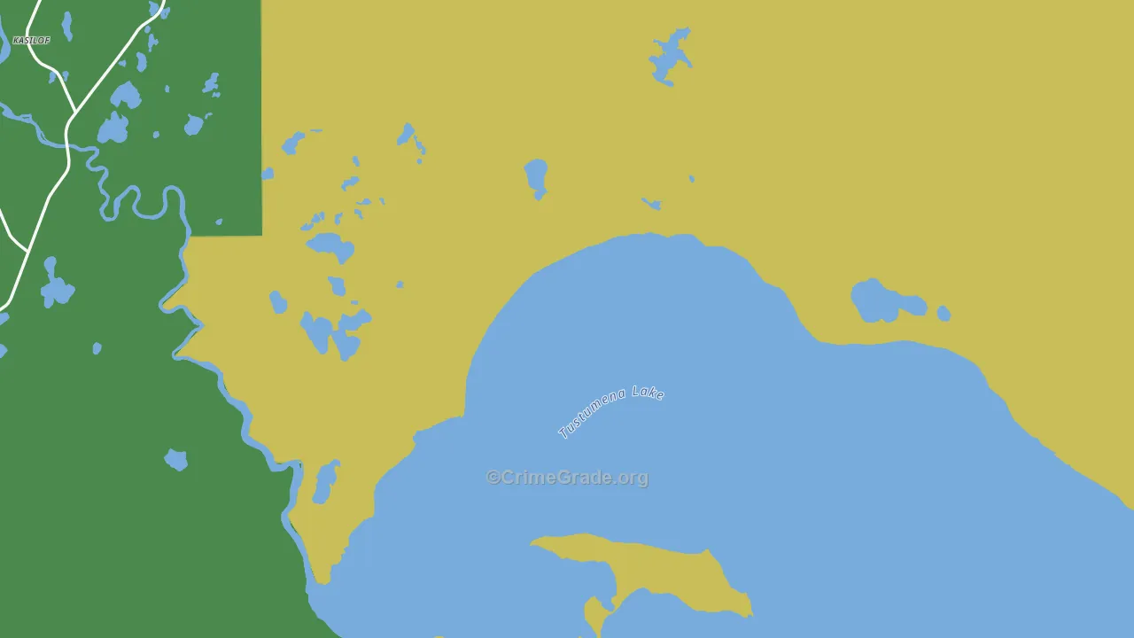 Kenai Peninsula Borough, AK Map of Assault Rates