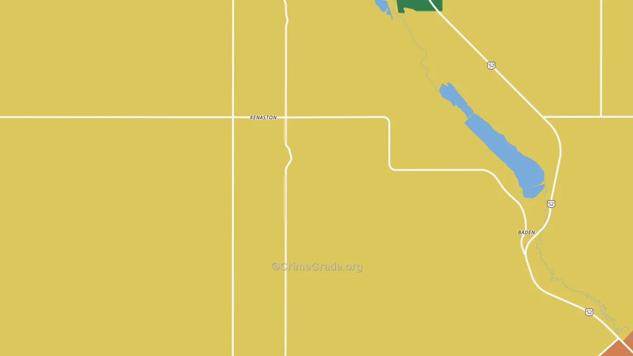 Kenaston, ND Map of Assault Rates