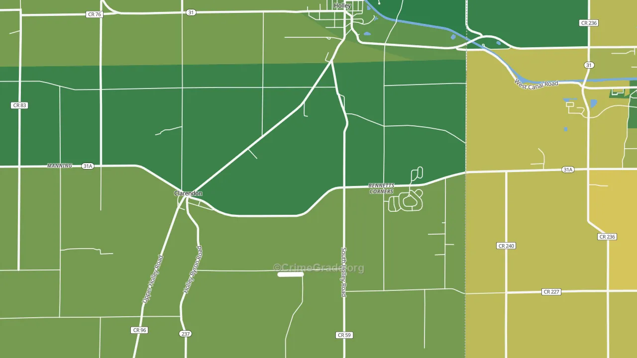 Kendall Mills, NY Map of Assault Rates