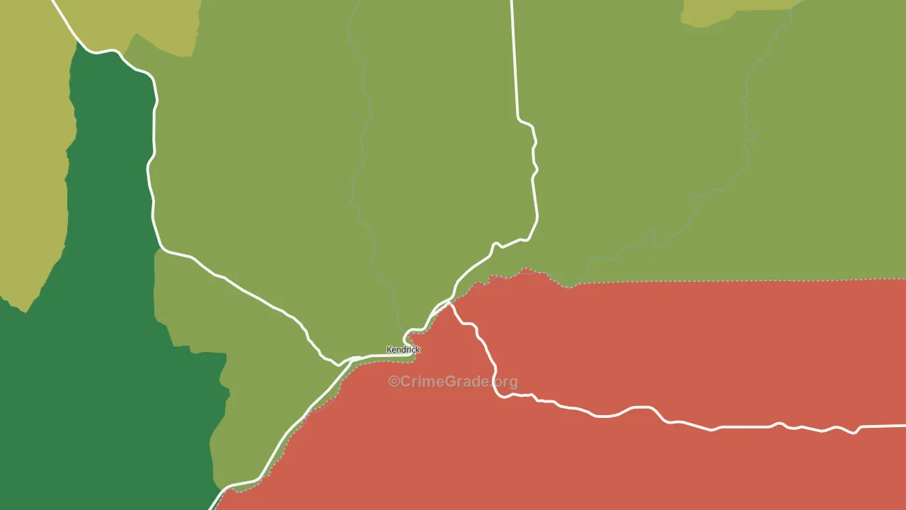 Kendrick, ID Map of Assault Rates