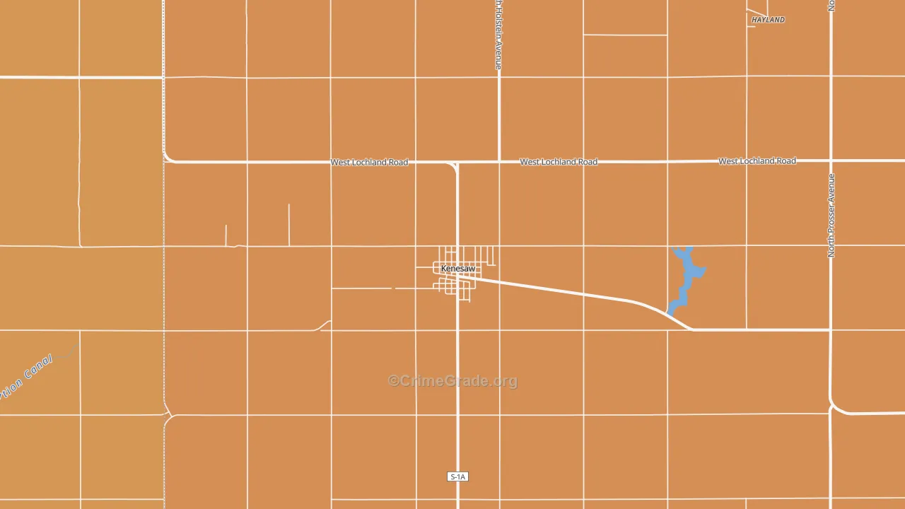 Kenesaw, NE Map of Assault Rates
