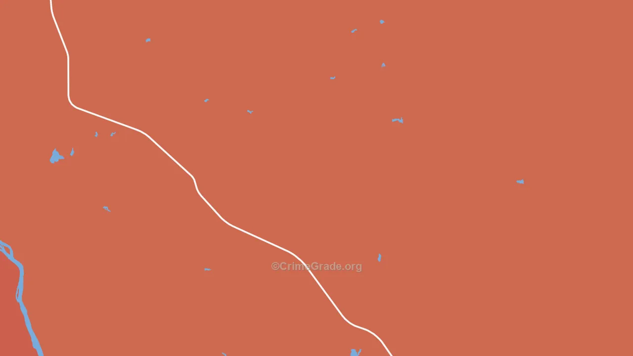 Kenilworth, MT Map of Assault Rates