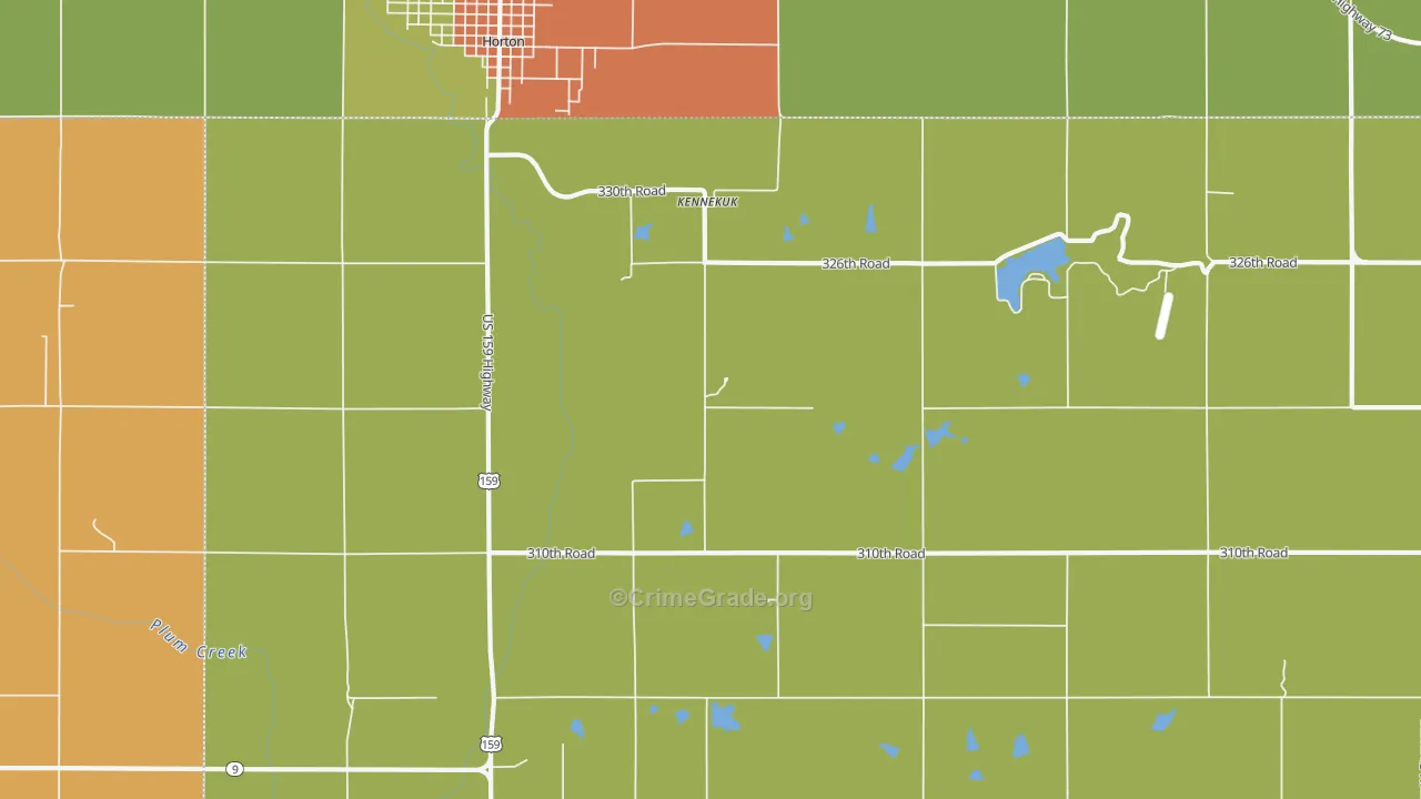 Kennekuk, KS Map of Assault Rates
