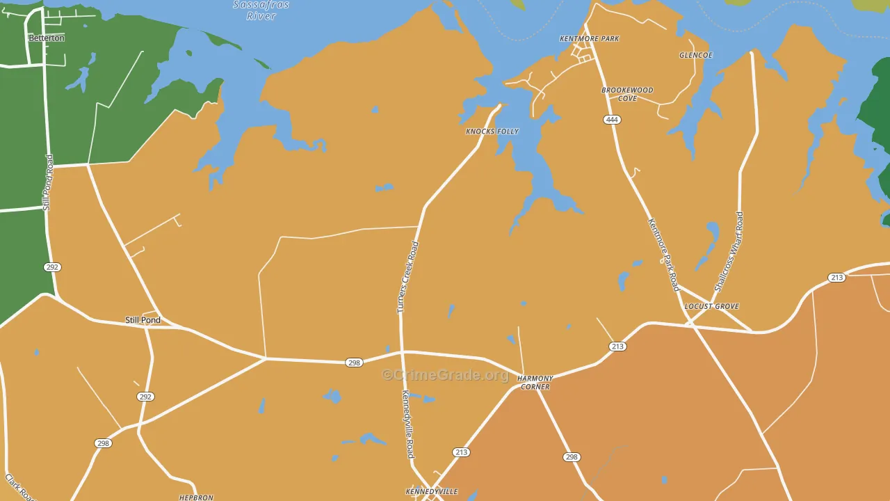 Kentmore Park, MD Map of Assault Rates