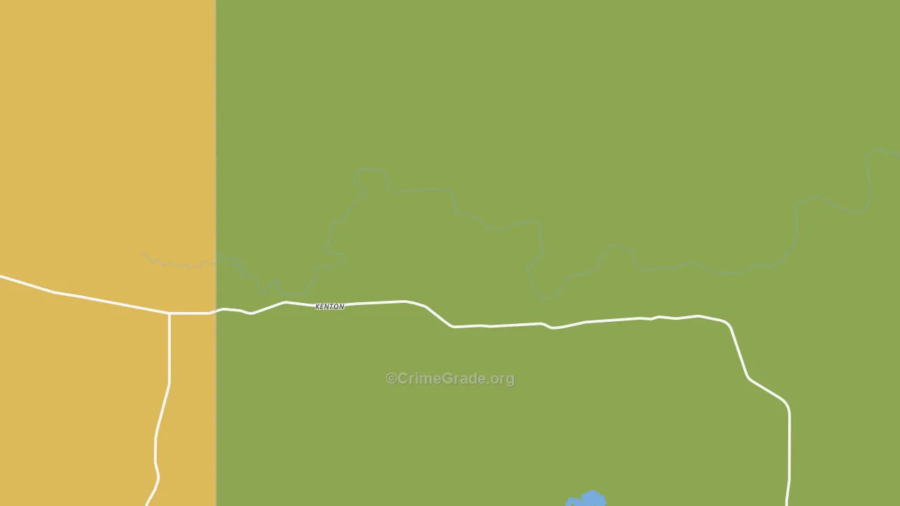 Kenton, OK Map of Assault Rates