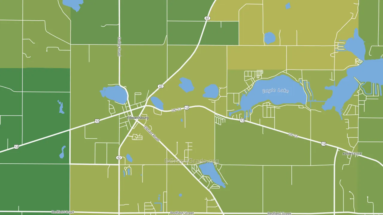 Kessington, MI Map of Assault Rates