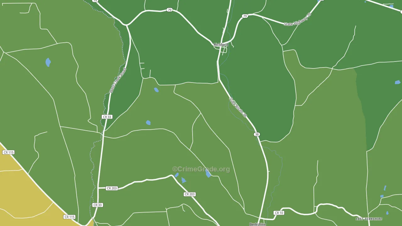Ketchumville, NY Map of Assault Rates