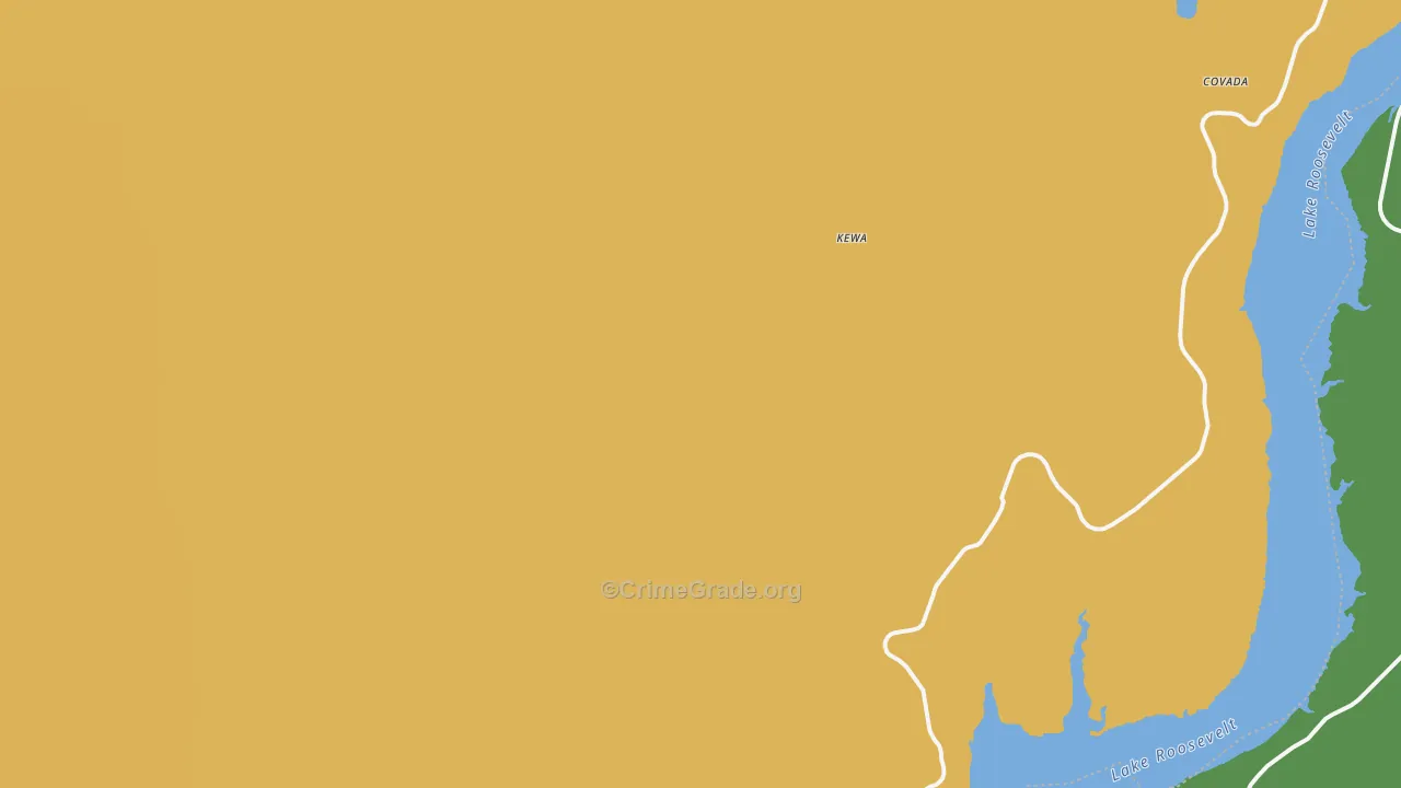 Kewa, WA Map of Assault Rates