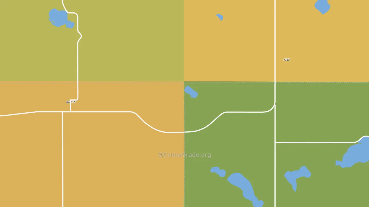 Kief, ND Map of Assault Rates