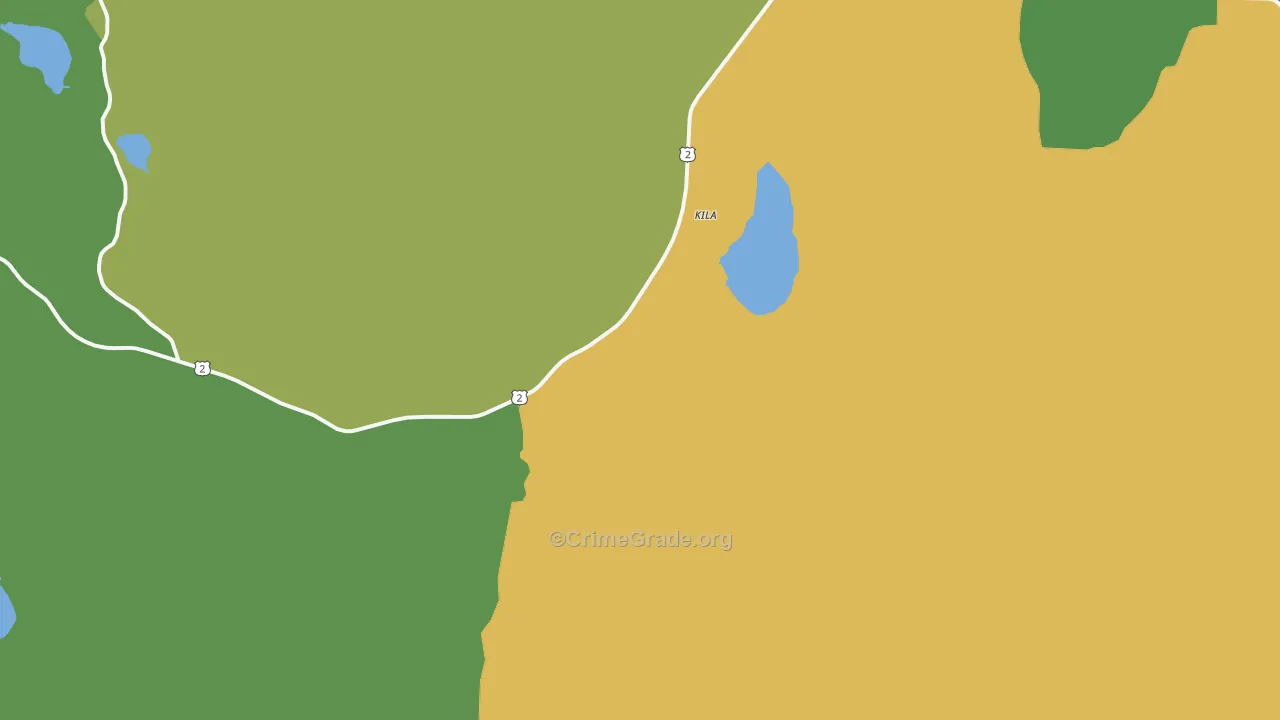 Kila, MT Map of Assault Rates