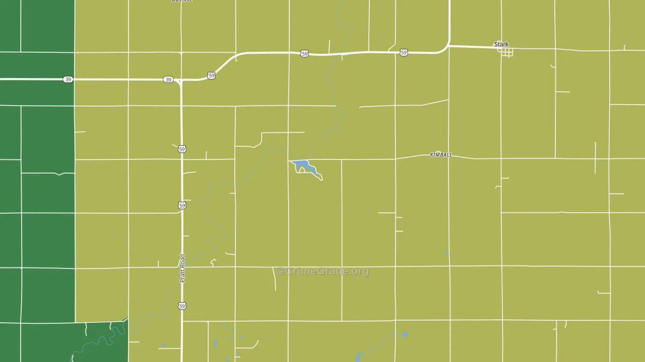 Kimball, KS Map of Assault Rates