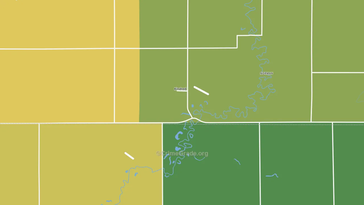 Kindred, ND Map of Assault Rates