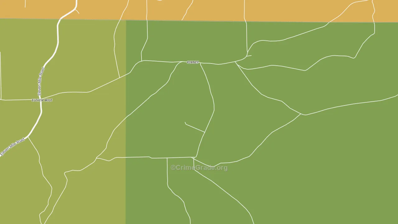 Kinney, PA Map of Assault Rates