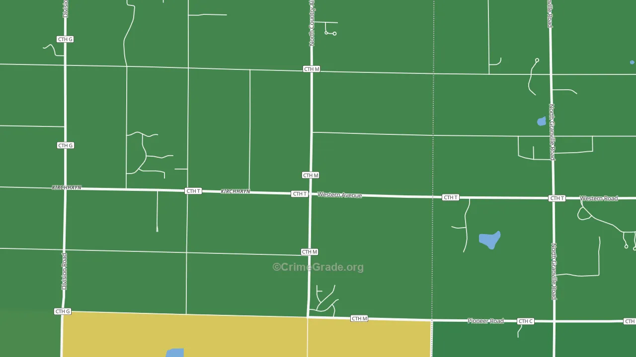 Kirchhayn, WI Map of Assault Rates