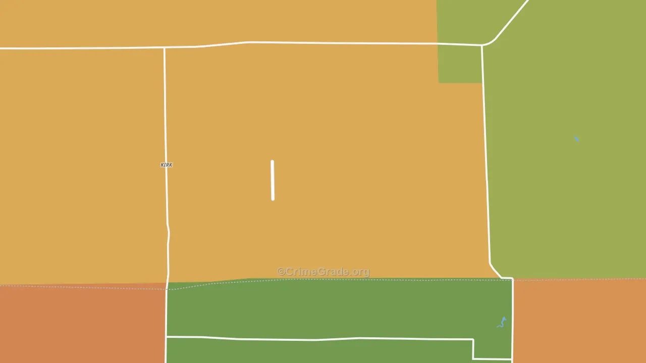Kirk, CO Map of Assault Rates