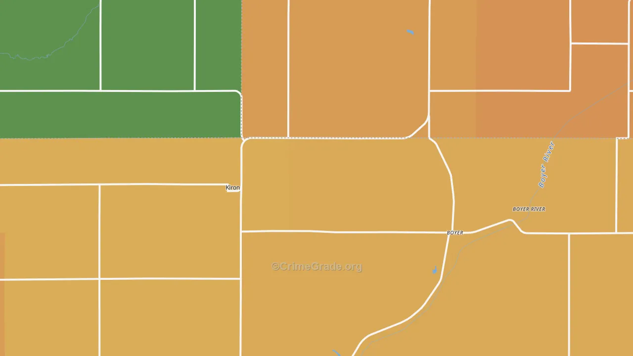 Kiron, IA Map of Assault Rates