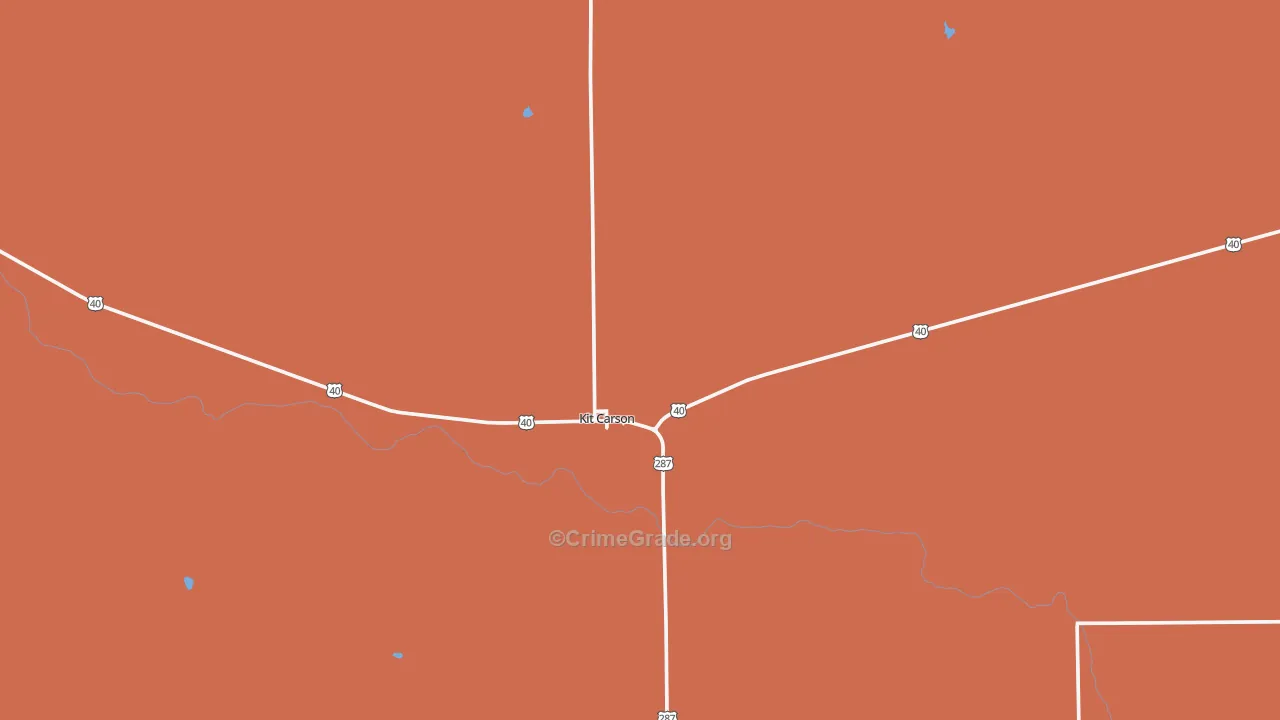Kit Carson, CO Map of Assault Rates