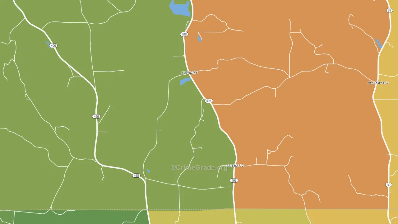 Klondike, MS Map of Assault Rates