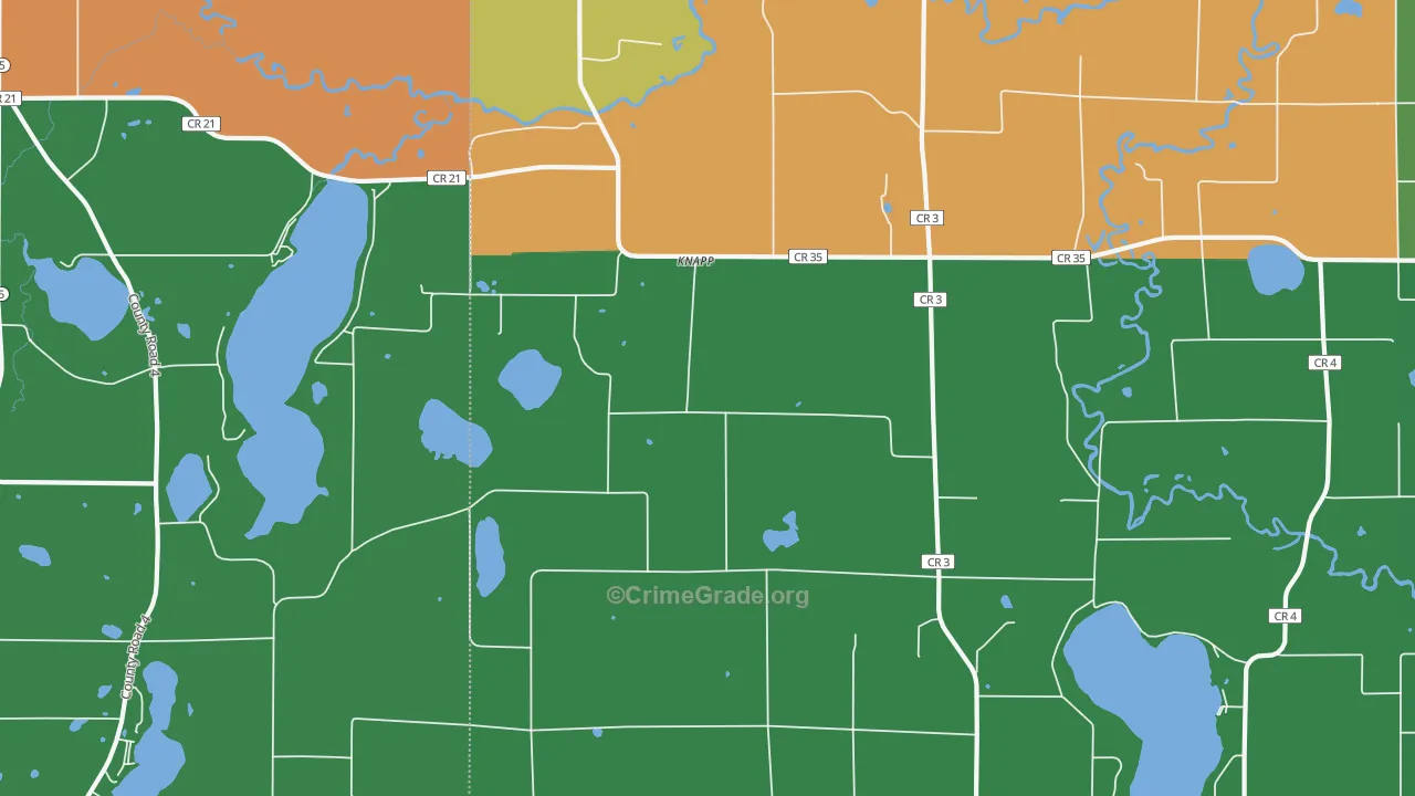 Knapp, MN Map of Assault Rates