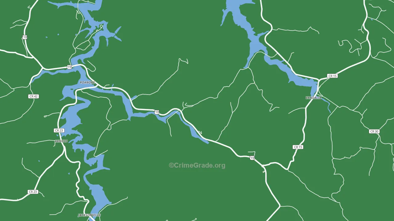 Knawl, WV Map of Assault Rates