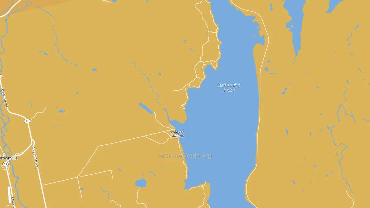 Knights Landing, ME Map of Assault Rates