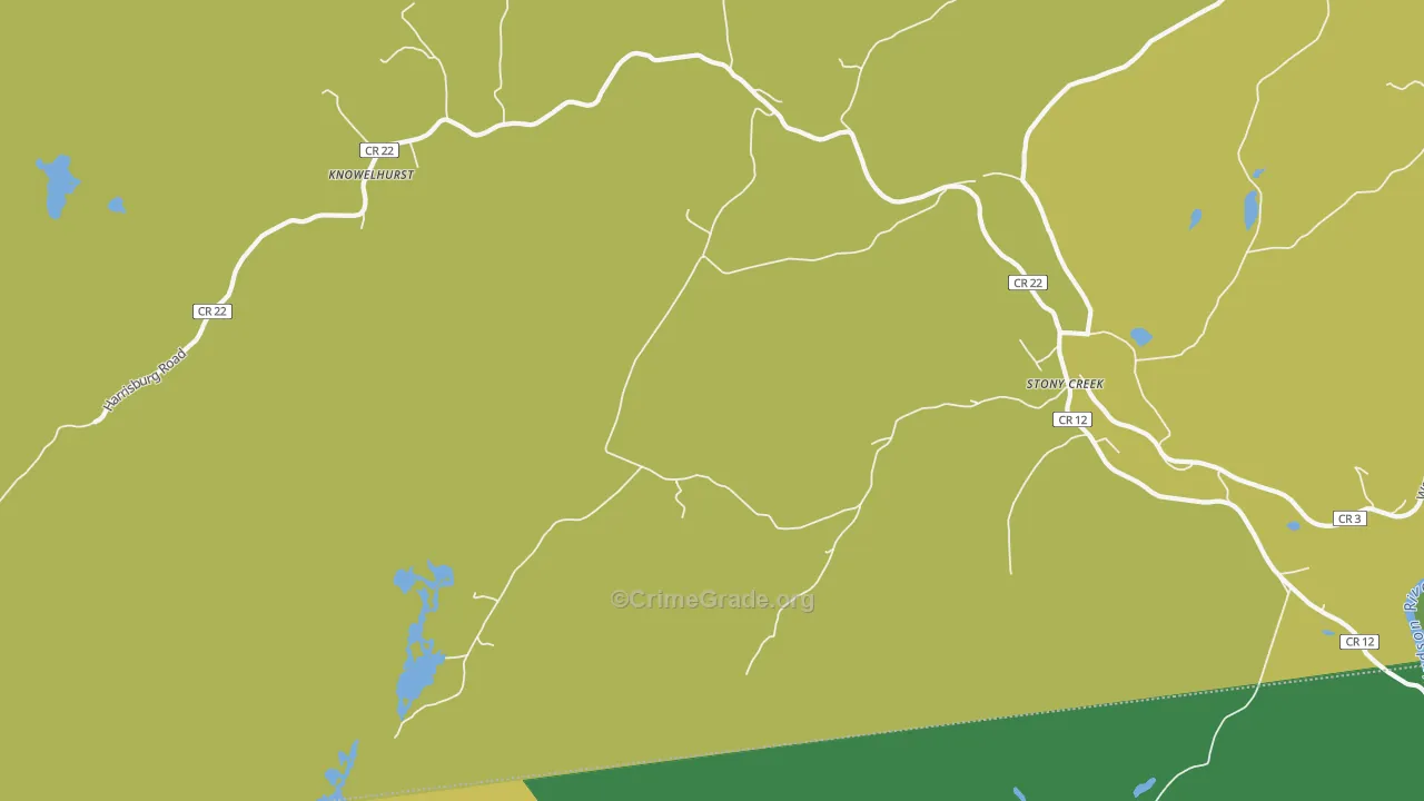 Knowelhurst, NY Map of Assault Rates