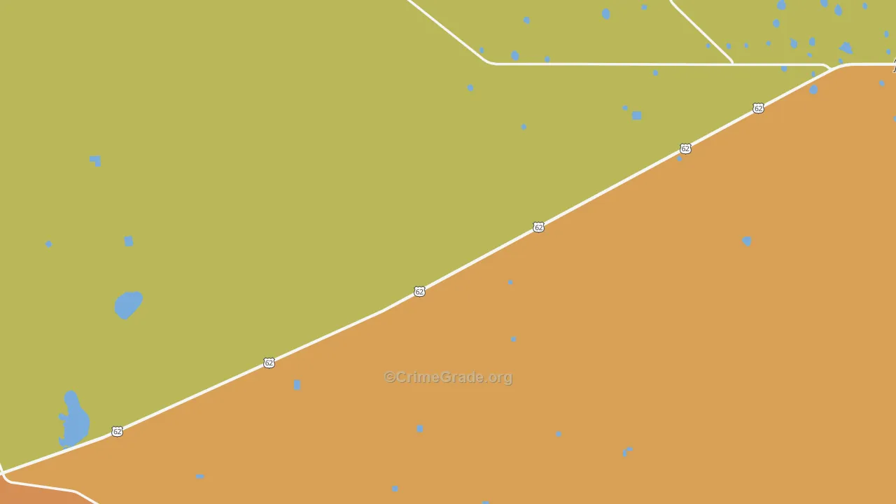Knowles, NM Map of Assault Rates