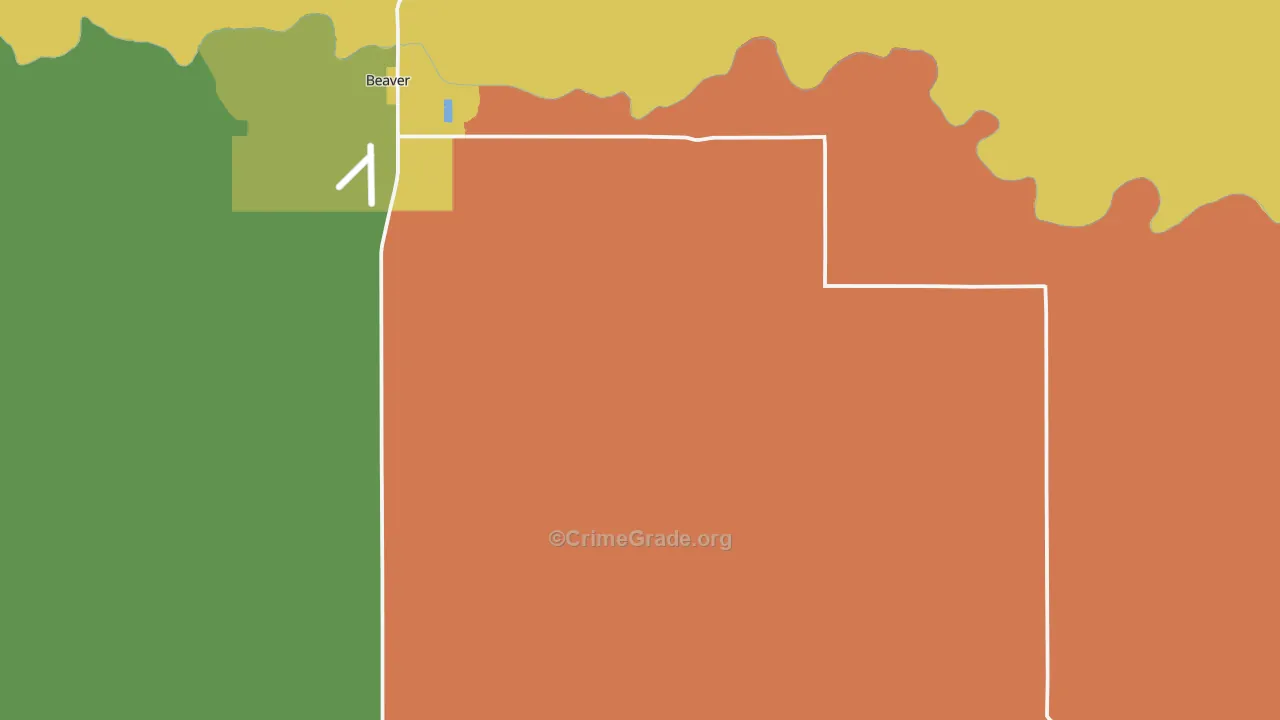 Knowles, OK Map of Assault Rates