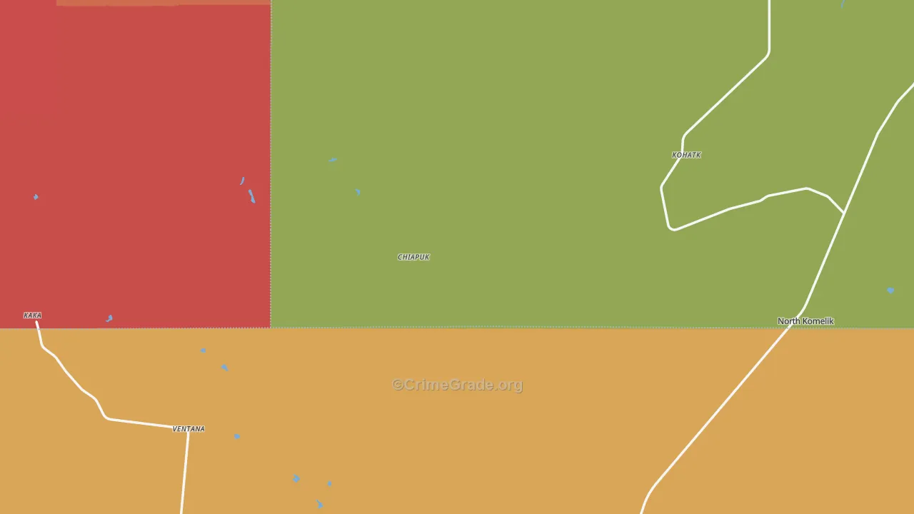 Kohatk, AZ Map of Assault Rates