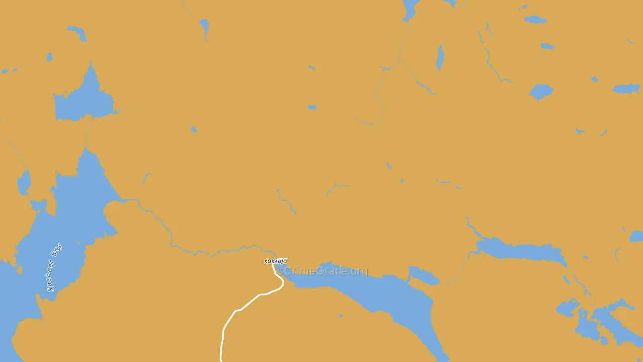 Kokadjo, ME Map of Assault Rates