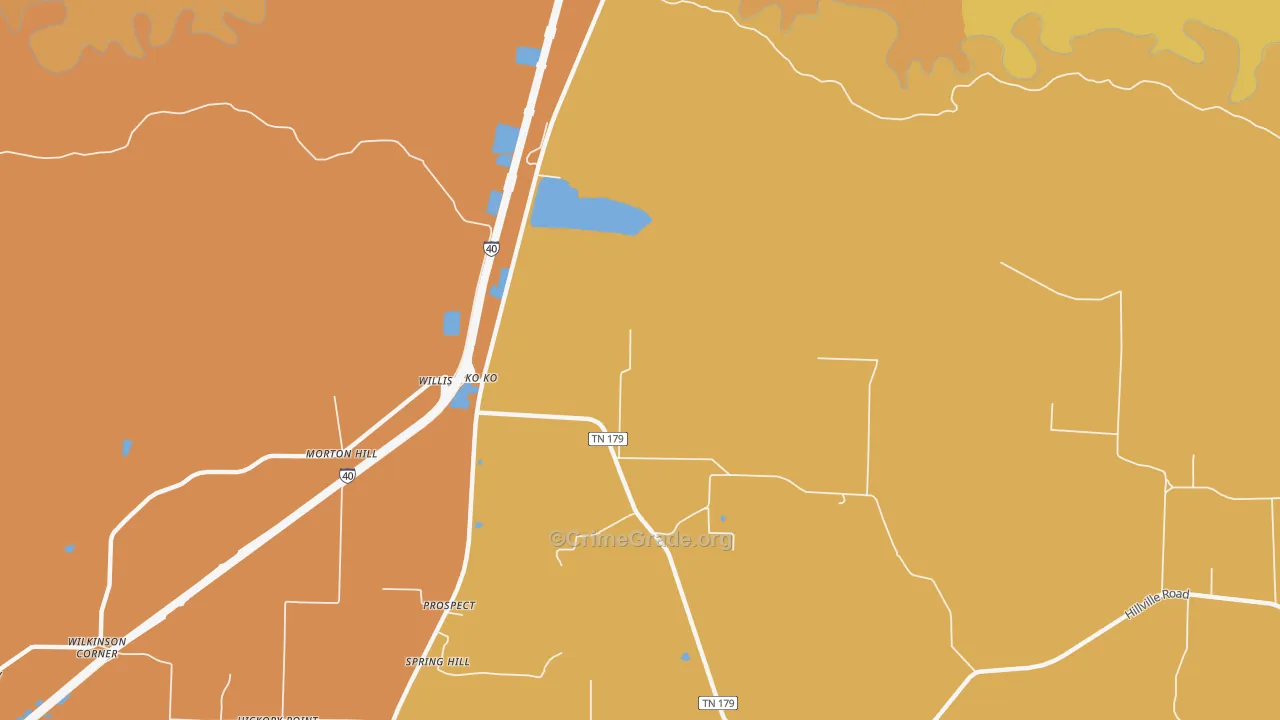 Koko, TN Map of Assault Rates